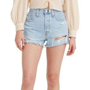 Levi 501 women’s denim shorts NWT